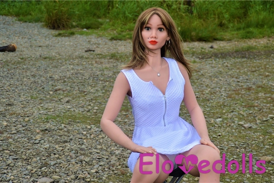 168cm D Cup TPE Small Breasts Blue Eyes Brown American Sex Doll Detail View 156