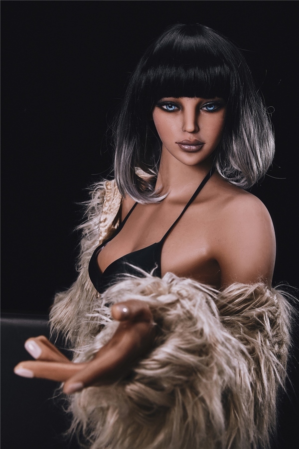 168cm D Cup TPE Black Voluptuous Full Lips Lifelike Sex Doll Gallery 8