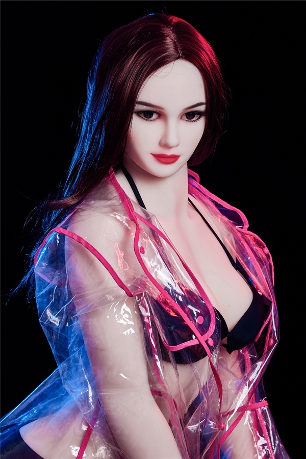 168cm D Cup TPE Gray Eyes Black Medium Breasts Lifelike Sex Doll Detail View 5