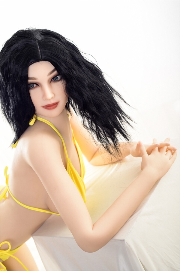 168cm D Cup TPE Petite Breasts Black Amber Eyes American Sex Doll Detail View 14