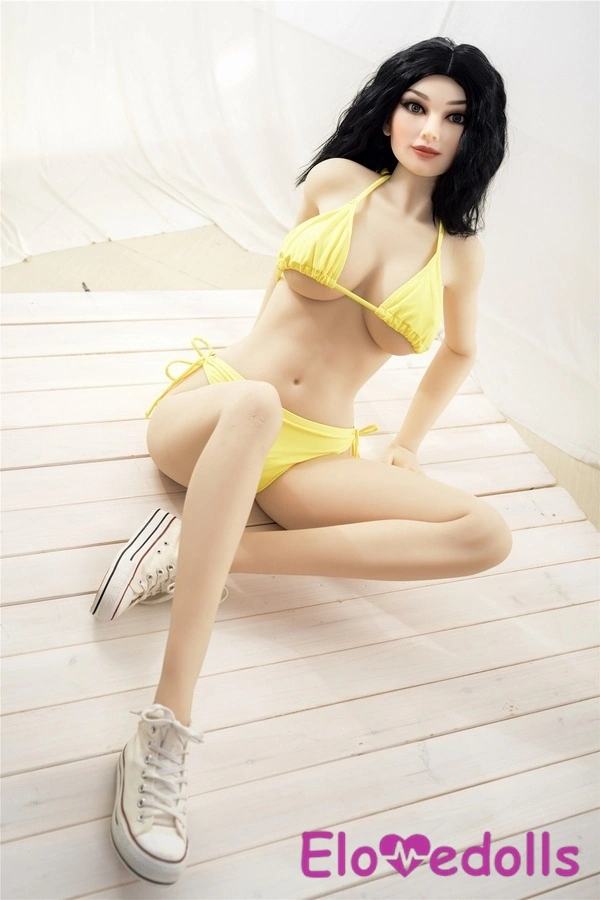 Búp bê tình dục Mỹ 168cm cúp D TPE ngực nhỏ màu hổ phách đen mắt Xem chi tiết 24