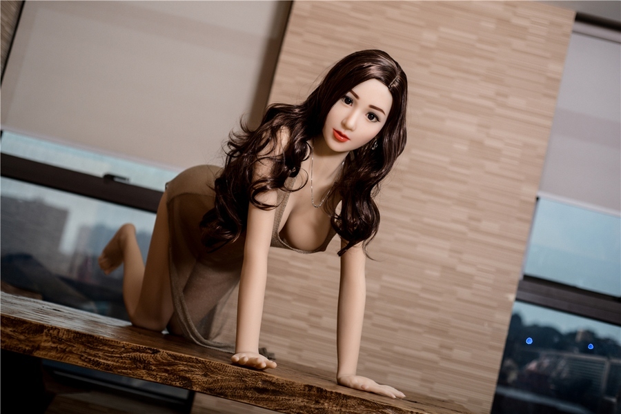 169cm E Cup TPE Amber Eyes Brunette Voluptuous Best Sex Dolls Detail View 35