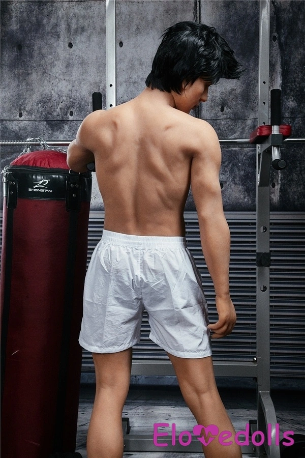 162 см TPE чорні тонкі губи маленькі груди чоловіча секс-лялька детальний вигляд 12