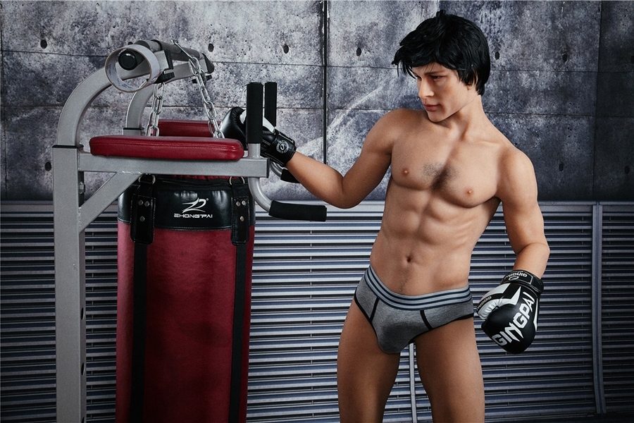 162cm TPE Gray Eyes Black Small Breasts Male Sex Doll Detail View 20