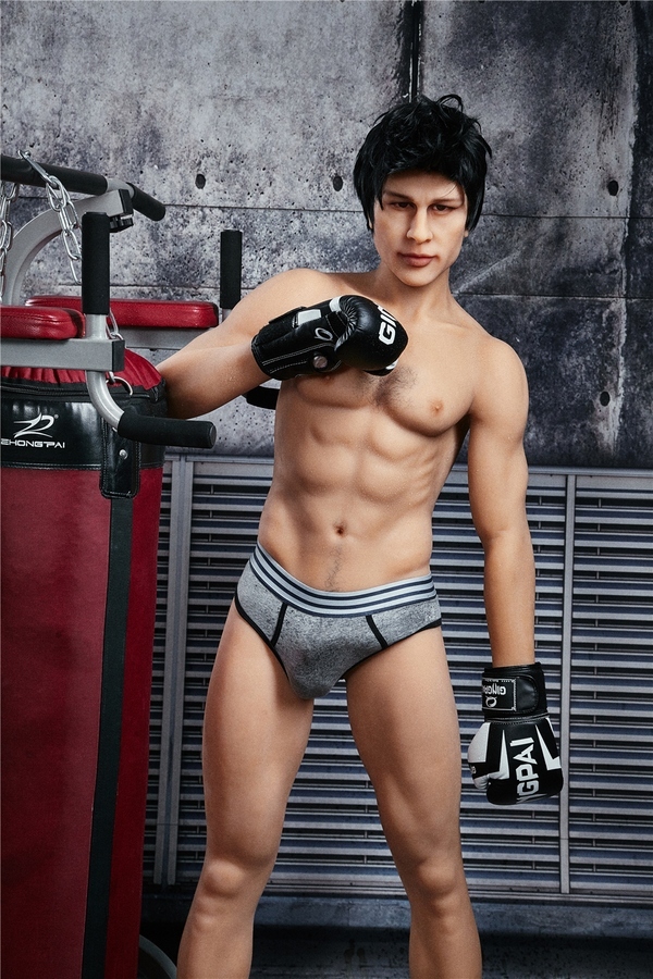 162cm TPE Gray Eyes Black Small Breasts Male Sex Doll Detail View 21