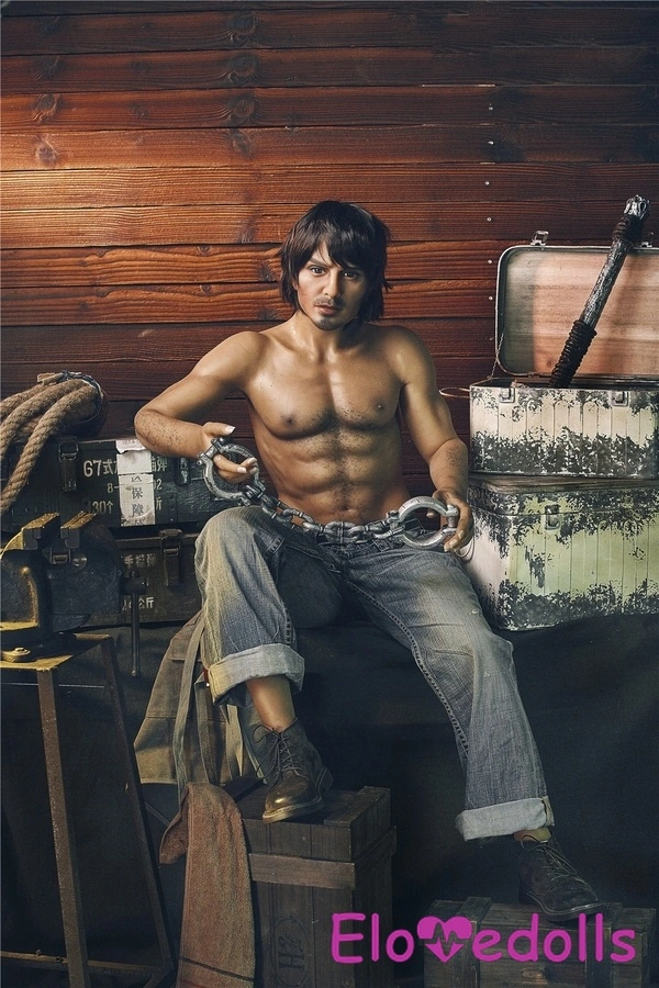 162cm TPE Gray Eyes Full Lips Male Sex Doll Detail View 5