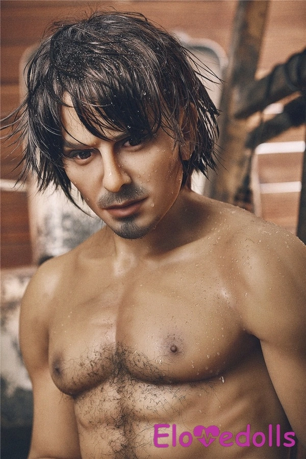 162cm TPE Athletic Gray Eyes Full Lips Male Sex Doll Detail View 14