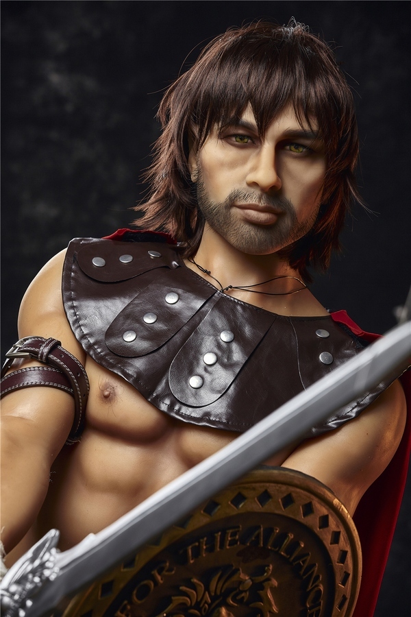 162cm TPE Gray Eyes Athletic Full Lips Male Sex Doll Gallery 7