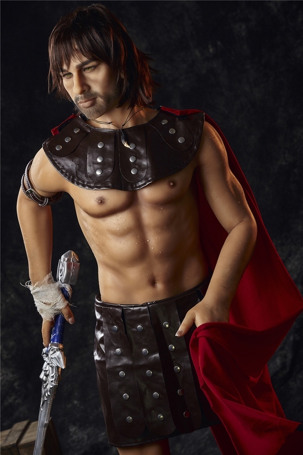162cm TPE Athletic Full Lips Gray Eyes Male Sex Doll Detail View 1