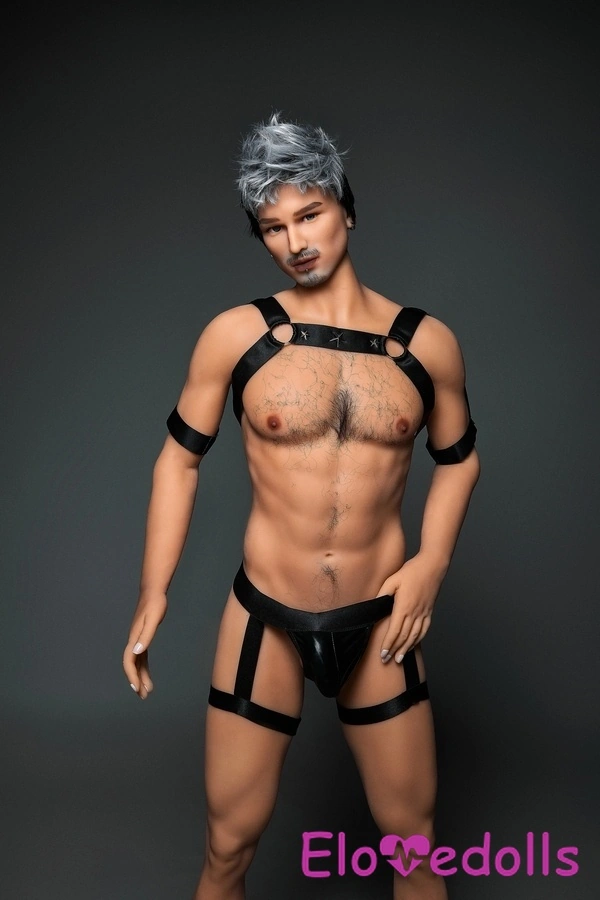 Poupée sexuelle masculine athlétique noire en TPE de 175 cm, lèvres fines, Galerie 4