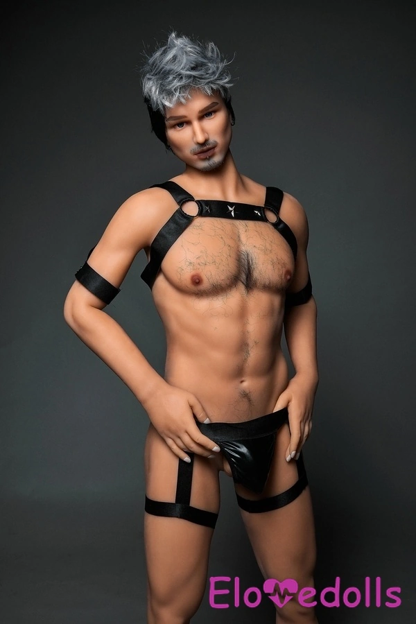 Poupée sexuelle masculine athlétique noire de 175 cm en TPE, poitrine moyenne, galerie 5