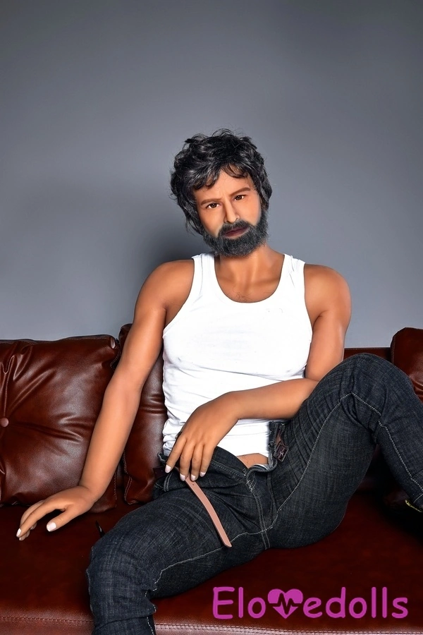 Boneka Seks Pria Berdada Besar, Bibir Penuh, TPE Atletik 175cm, Detail Tampilan 7