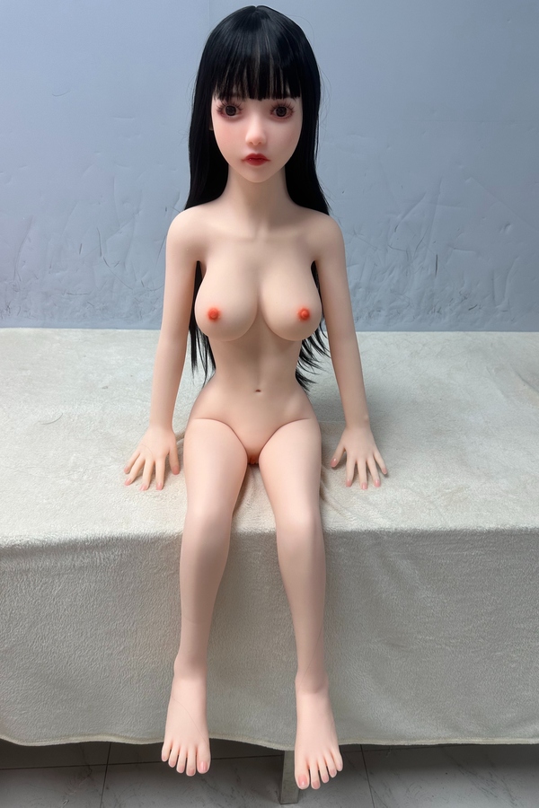 125cm C Cup TPE Petite Extra Large Breasts Gray Eyes Japanese Sex Doll Detail View 1