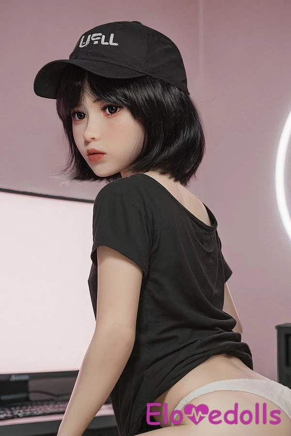 132cm A Cup TPE Small Breasts Thin Lips Black Japanese Sex Doll Detail View 13