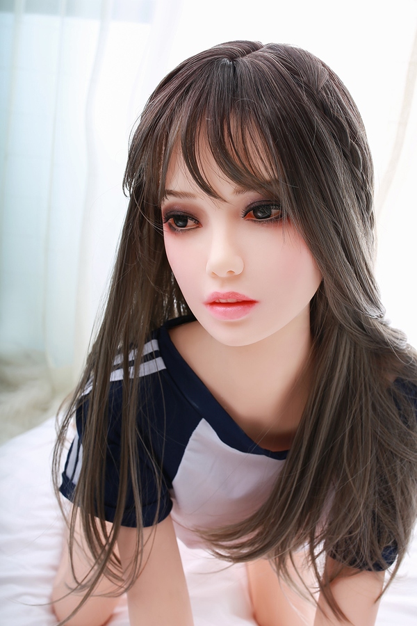 148cm B Cup TPE Gray Eyes Thin Lips Blonde Japanese Sex Doll Detail View 4