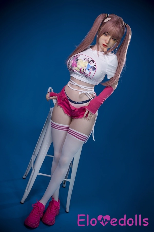 Galeri Boneka Seks Terbaik 163cm D Cup Silikon Bibir Tipis Mata Biru Mungil 5