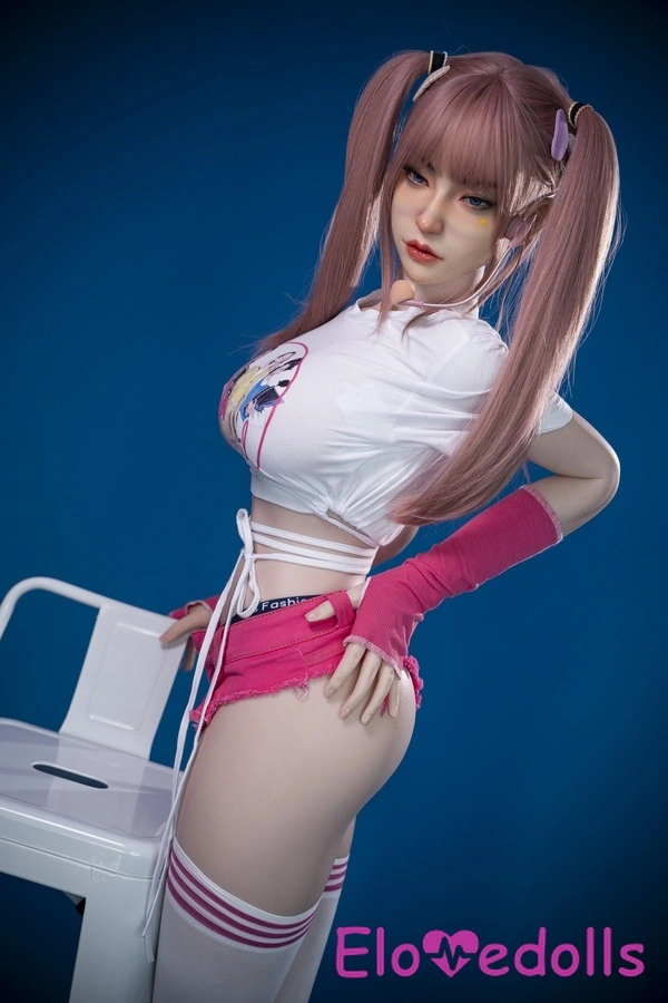 Galeri Boneka Seks Terbaik 7, Mata Biru Silikon Cup D 163cm, Bibir Tipis, Mungil