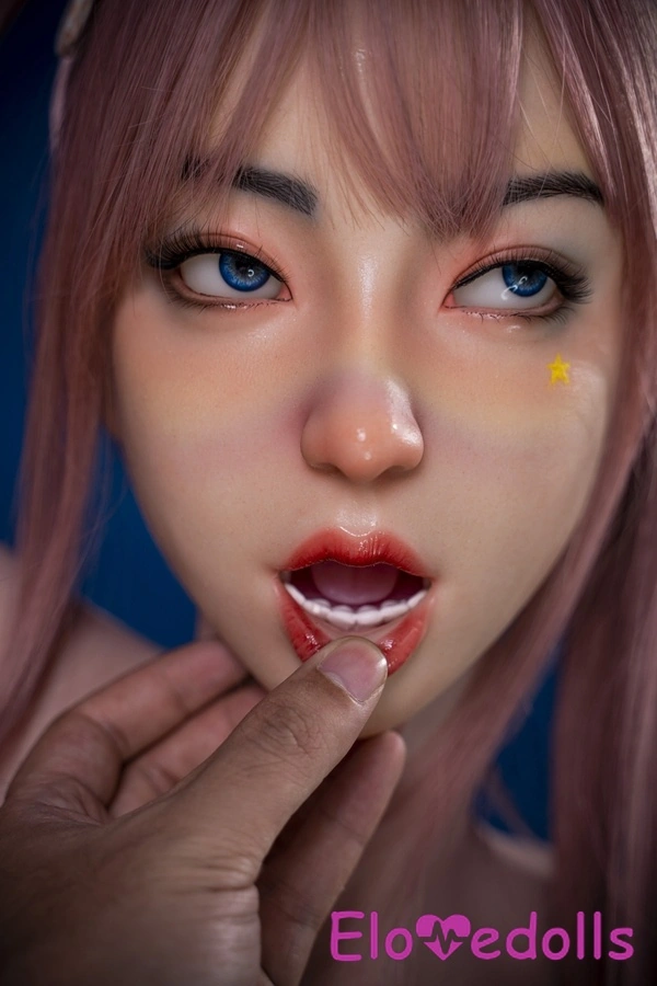 Boneka Seks Terbaik 163cm D Cup Silikon Petite Pink Tipis Bibir Detail Tampilan 19