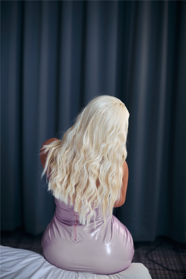 156cm TPE Amber Eyes Petite Breasts Full Lips BBW Sex Doll Gallery 5