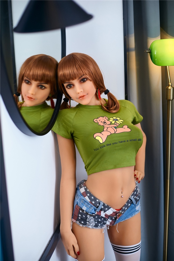 159cm TPE Red Green Eyes Thin Lips Teen Sex Doll Gallery 3