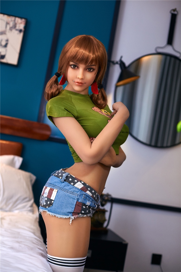 159cm TPE Petite Breasts Hourglass Green Eyes Teen Sex Doll Gallery 9