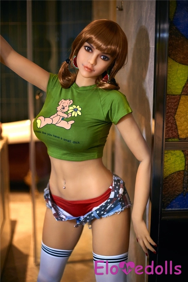 159cm TPE Petite Breasts Green Eyes Thin Lips Teen Sex Doll Detail View 7