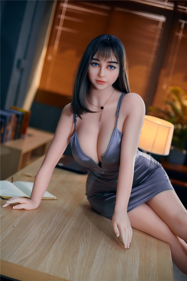 161cm TPE Brunette Gray Eyes Extra Large Breasts Realistic Sex Doll Gallery 7