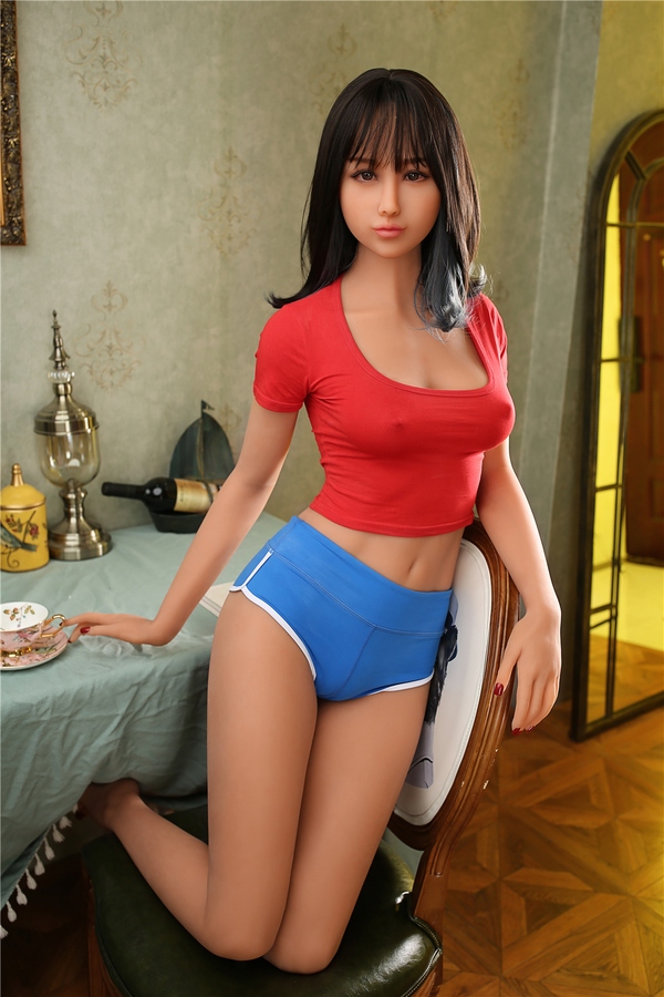 168cm TPE Brunette Petite Breasts Gray Eyes Teen Sex Doll Gallery 9