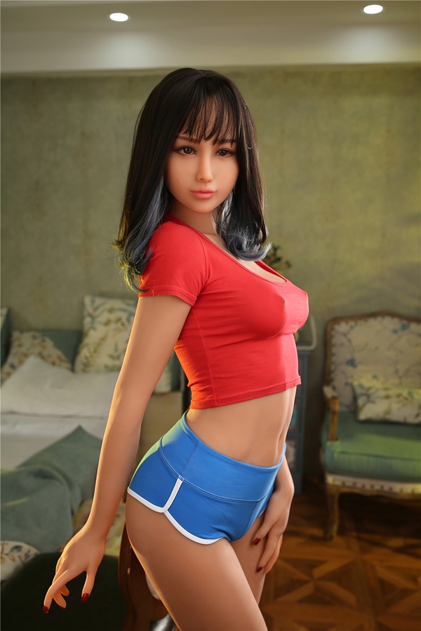 168cm TPE Brunette Petite Gray Eyes Teen Sex Doll Detail View 3