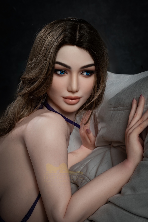 160cm E Cup Silicone Brunette Medium Breasts Amber Eyes Realistic Sex Doll Gallery 8