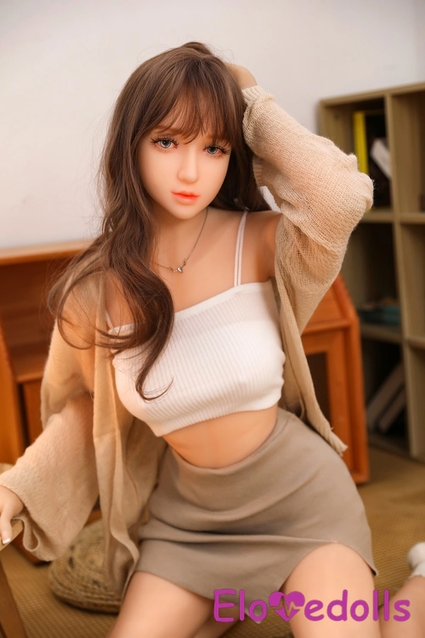 158 см, чашка A, TPE, бурштинові очі, маленькі груди, брюнетка, азіатська секс-лялька, галерея 9