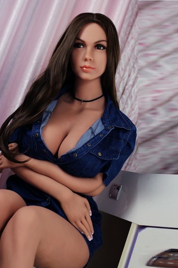 158cm B Cup TPE Small Breasts Brunette Thin Lips Realistic Sex Doll Gallery 6