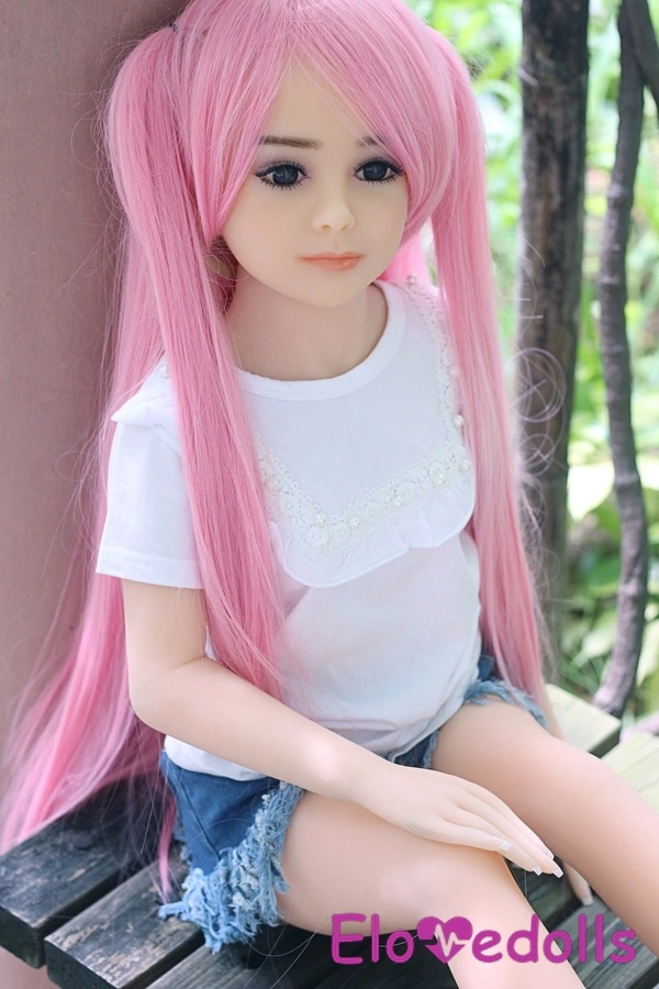 100cm A Cup TPE Gray Eyes Athletic Thin Lips Mini Sex Doll Gallery 7