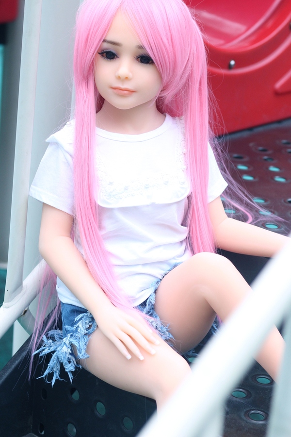 100cm A Cup TPE Black Small Breasts Athletic Mini Sex Doll Detail View 6