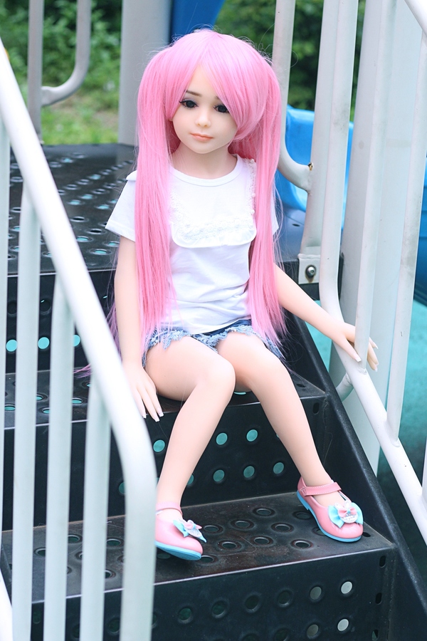 100cm A Cup TPE Small Breasts Athletic Thin Lips Mini Sex Doll Detail View 7