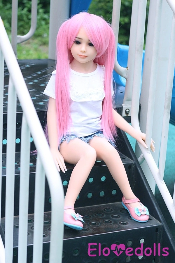 100cm A Cup TPE Small Breasts Athletic Thin Lips Mini Sex Doll Detail View 7