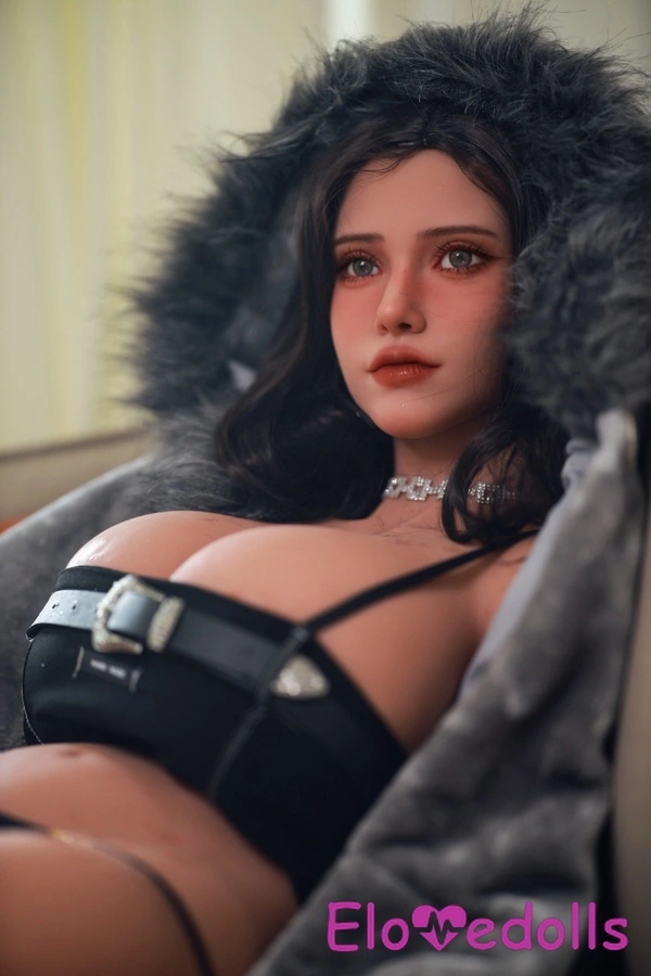 Galeri Boneka Seks 85cm E Cup TPE Putih Abu-abu Mata Payudara Sedang Torso 7