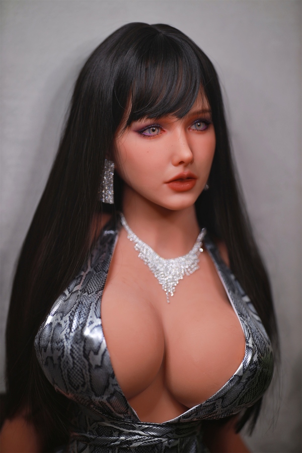 156cm D Cup TPE Black Petite Breasts Amber Eyes Sex Doll Detail View 10