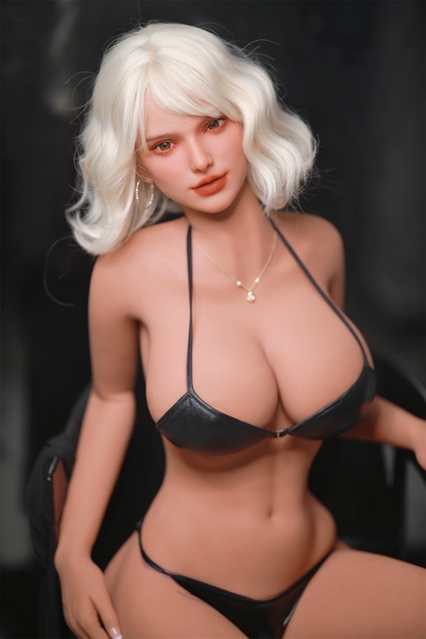 166cm E Cup TPE Extra Large Breasts Blonde Gray Eyes American Sex Doll Detail View 8