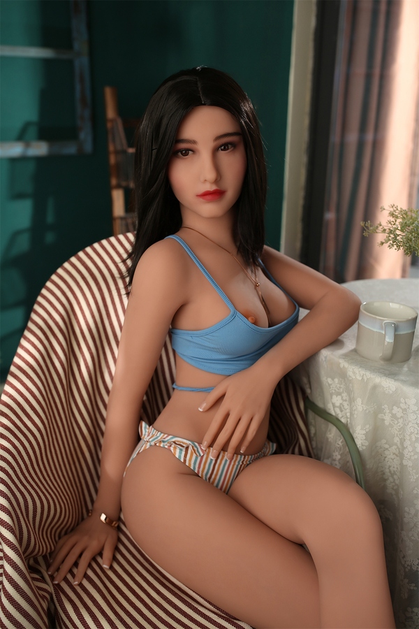 157cm B Cup TPE Blue Eyes Petite Breasts Sex Doll Gallery 5
