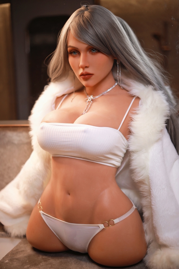 86cm E Cup TPE Thin Lips Blonde Petite Sex Doll Torso Gallery 8