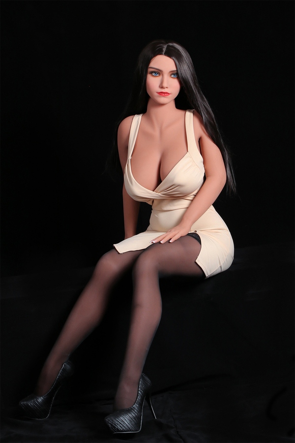 155cm H Cup TPE Voluptuous Black Petite Breasts Lifelike Sex Doll Gallery 2