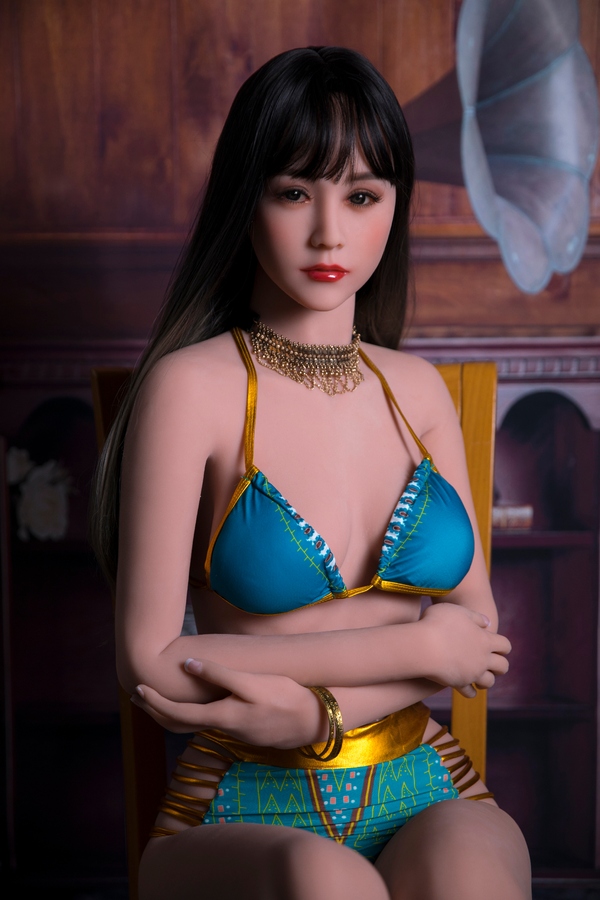 166cm C Cup TPE Thin Lips Amber Eyes Petite Breasts Sex Doll Product