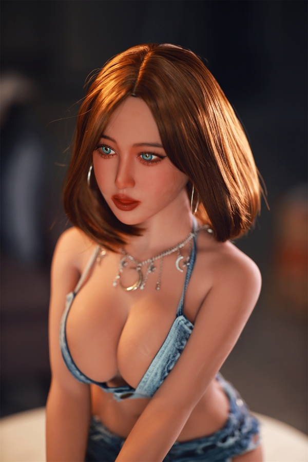 53cm C Cup TPE Brunette Petite Breasts Realistic Sex Doll Gallery 3