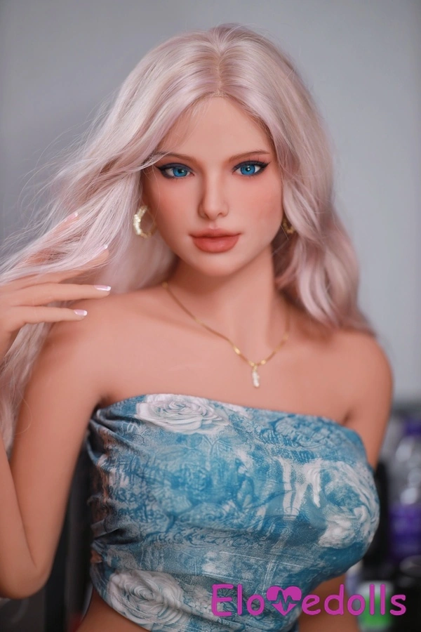 166 см, чашка C, TPE, мініатюрна, тонкі губи, бурштинові очі, пишнотіла секс-лялька, детальний огляд 2