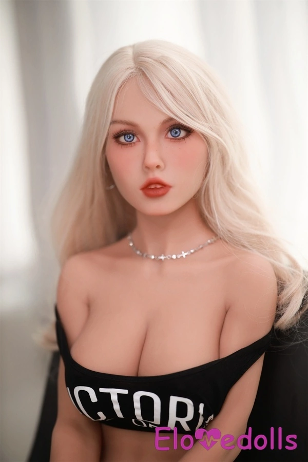 80cm C Cup TPE White Thin Lips Blue Eyes Sex Doll Torso Detail View 6