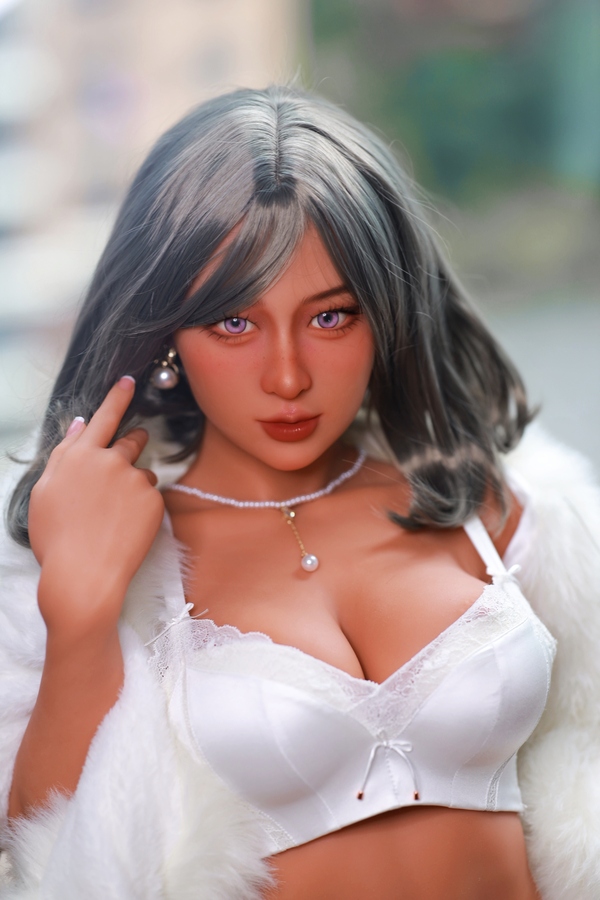 80cm B Cup TPE Petite Breasts Brown Eyes Brunette Lifelike Sex Doll Gallery 5