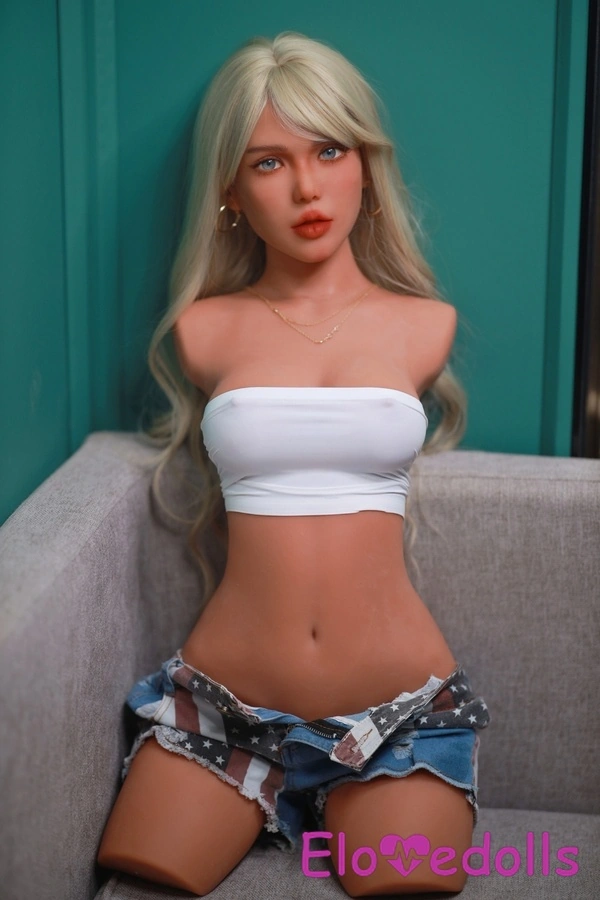 93cm B Cup TPE Blonde Petite Breasts Sex Doll Torso Gallery 4