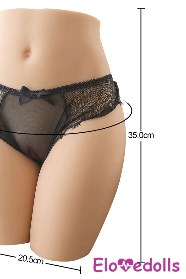 Búp bê tình dục TPE 35cm, môi mỏng, mắt xám, thân hình đầy đặn, chi tiết xem 3