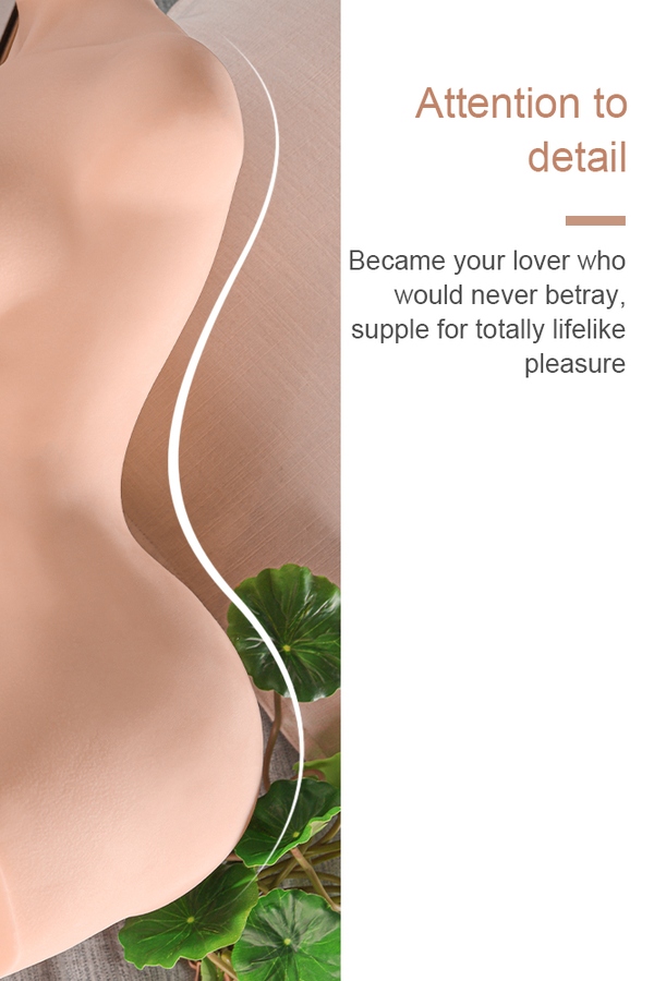 31cm C Cup TPE Brunette Voluptuous Petite Breasts Sex Doll Torso Gallery 4